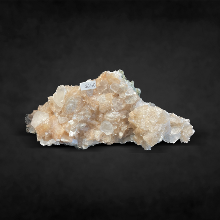 CALCITE ON HEULANDITE