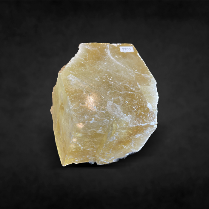 HONEY CALCITE CLEAVAGE CRYSTAL